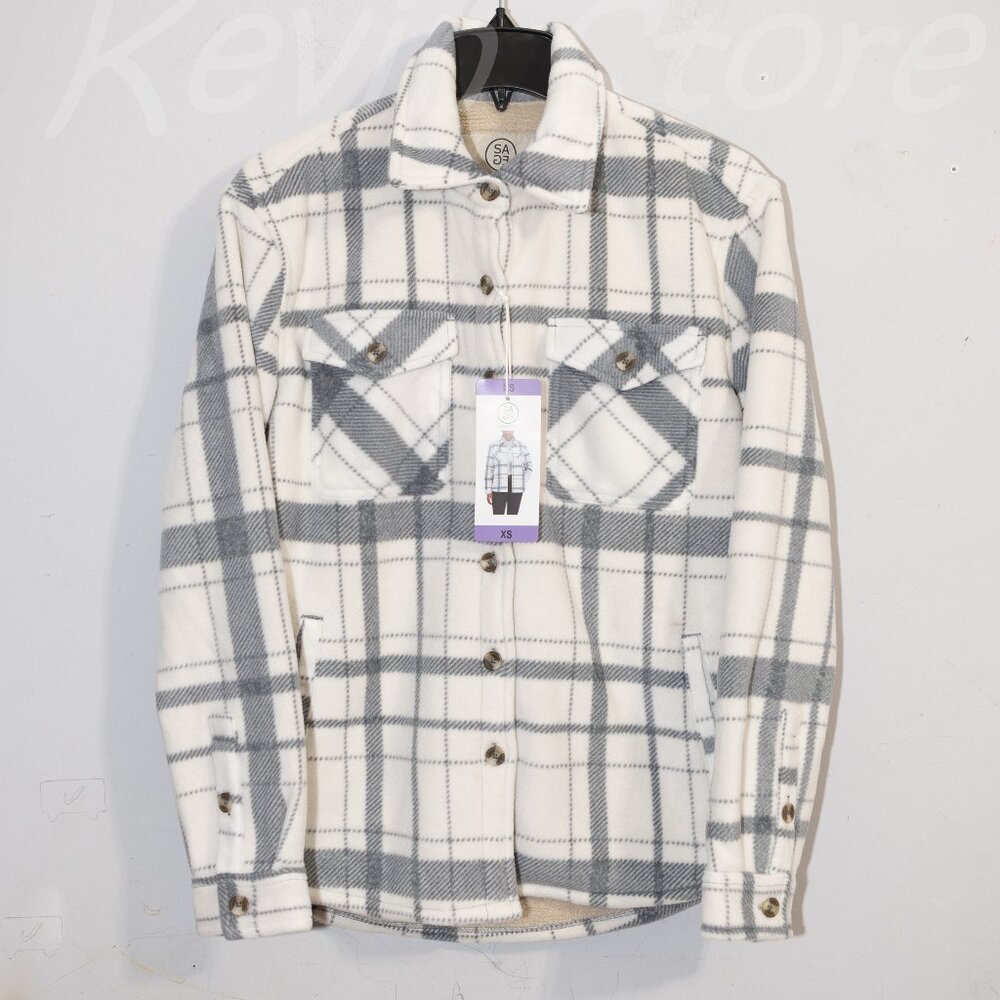 SAGE‎ Ladies' Plush Shirt Jacket